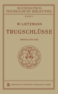 Trugschlüsse - W. Lietzmann - cover