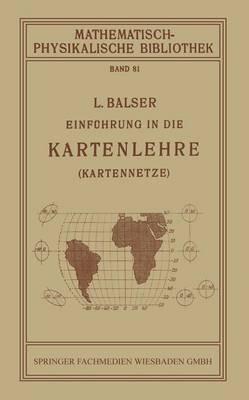 Einführung in die Kartenlehre - L. Balser - cover
