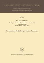 Kleintektonische Beobachtungen aus dem Ruhrkarbon