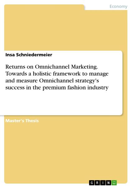 Returns on Omnichannel Marketing. Towards a holistic framework to manage and measure Omnichannel strategy's success in the premium fashion industry