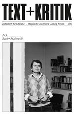 TEXT + KRITIK 245 - Rainer Malkowski