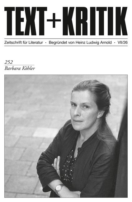 TEXT + KRITIK 252 - Barbara Köhler