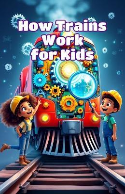 How Trains Work for Kids: Steam Engines, Bullet Trains, Locomotives & Railroads Explained for Early Readers Ages 4-8 - Khasan Laudry - cover