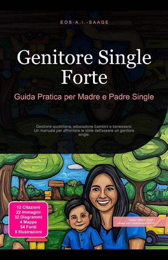 Genitore Single Forte: Guida Pratica per Madre e Padre Single - Eos A.I. Saage - ebook