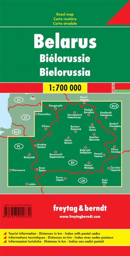 Bielorussia 1:700.000 - copertina