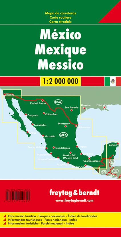 Messico 1:2.000.000 - copertina