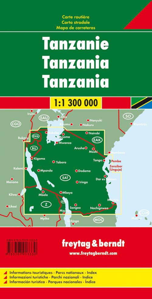 Tanzania 1:1.300.000 - copertina