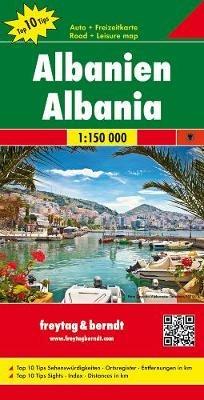 Albania 1:150.000. Ediz. albanese, francese e italiana - copertina