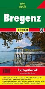 Bregenz, Stadtplan 1:10.000