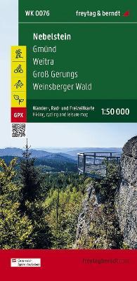 Nebelstein-Gmünd-Weitra-Groß-Gerungs-Weinsberger Wald. Wander-, Rad- und Freizeitkarte 1:50.000 - copertina