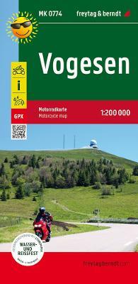 Vogesen, Motorcycle map 1:200.000 - Freytag Berndt - cover