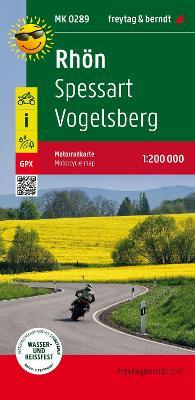 Rhön - Spessart - Vogelsberg, motorcycle map 1:200,000, freytag & berndt - cover