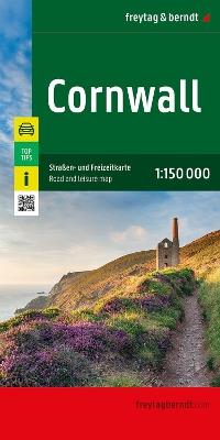 Cornwall road and Leisure Map 1:150,000 - Freytag-Berndt - cover