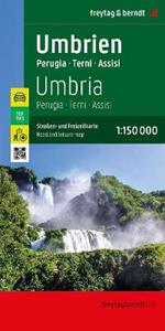 Umbria-Perugia-Terni-Assisi 1:150 000