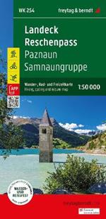 Landeck - Reschenpass Hiking, Cycling & Leisure Map