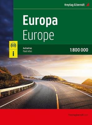 Europe Road Atlas 2025: 1:800,000 scale - cover