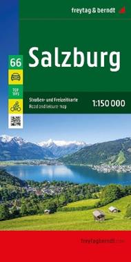 Salzburg, Road & Leisure map 1:150.000, Top 10 Tips
