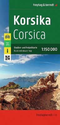 Corsica Road and Leisure Map: 1:150,000 scale - cover