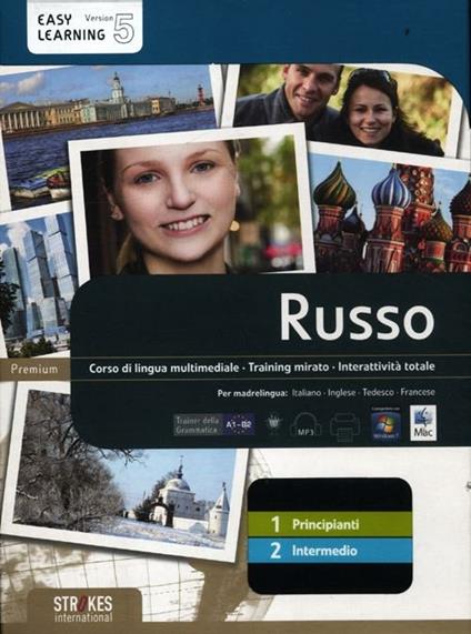 Russo. Vol. 1-2. Corso interattivo per principianti-Corso interattivo intermedio. DVD-ROM - copertina