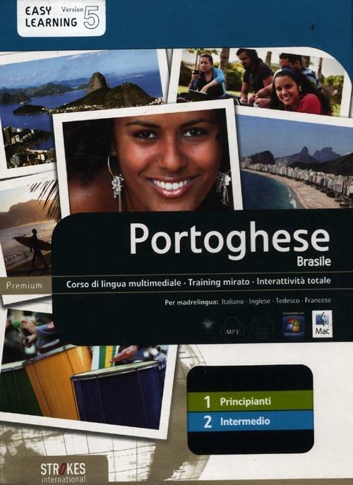 Portoghese Brasile. Vol. 1-2. Corso interattivo per principianti-Corso interattivo intermedio. DVD-ROM - copertina