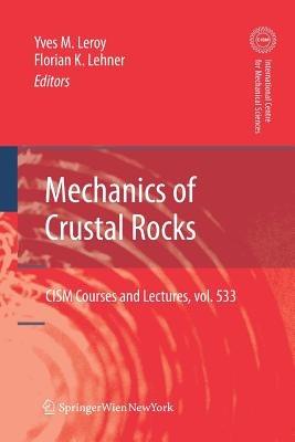 Mechanics of Crustal Rocks - cover