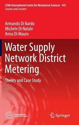 Water Supply Network District Metering: Theory and Case Study - Armando Di Nardo,Michele Di Natale,Anna Di Mauro - cover