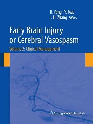 Early Brain Injury or Cerebral Vasospasm: Vol 2: Clinical Management - cover