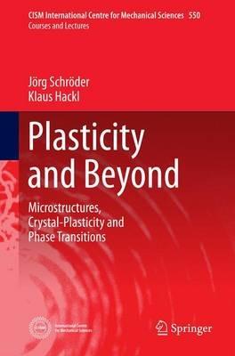 Plasticity and Beyond: Microstructures, Crystal-Plasticity and Phase Transitions - Jörg Schröder,Klaus Hackl - cover