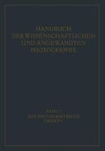 Das Photographische Objektiv