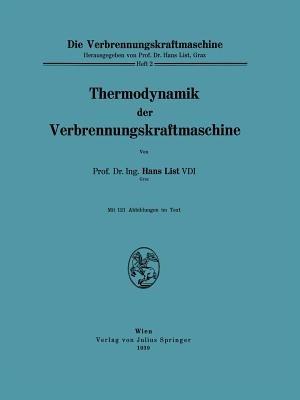 Thermodynamik der Verbrennungskraftmaschine - Hans List - cover