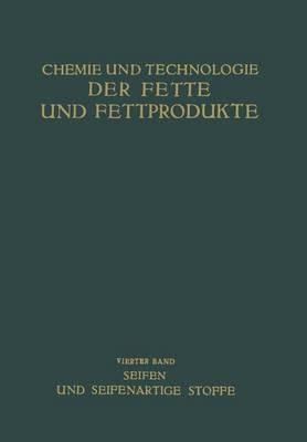 Seifen und Seifenartige Stoffe - NA Bergell,NA Chwala,NA Dittmer - cover