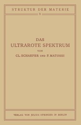 Das Ultrarote Spektrum - NA Schaefer,NA Matossi - cover