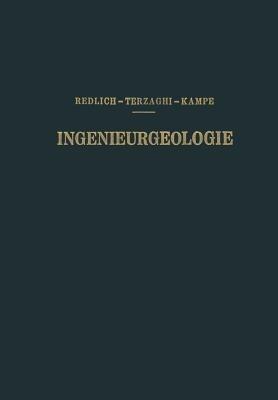 Ingenieurgeologie - K. A. Redlich,K. v. Terzaghi,R. Kampe - cover