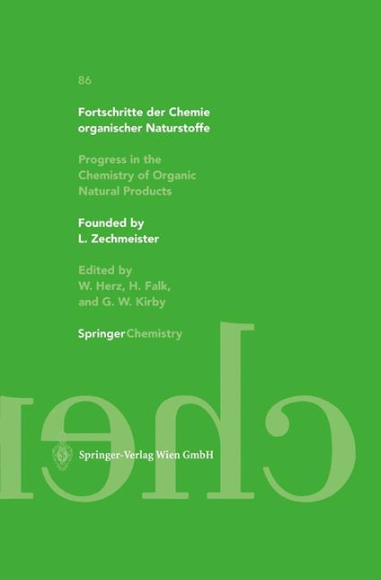 Fortschritte der Chemie organischer Naturstoffe / Progress in the Chemistry of Organic Natural Products 86