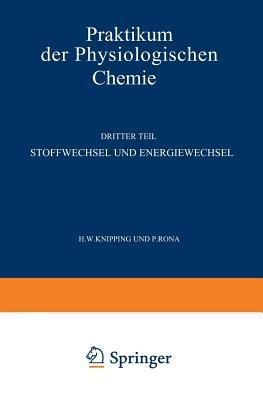 Stoffwechsel und Energiewechsel - NA Knipping      Rona,Peter Rona - cover