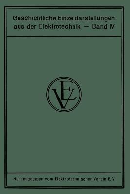 Die Entstehung der internationalen Maße der Elektrotechnik - W. Jaeger - cover