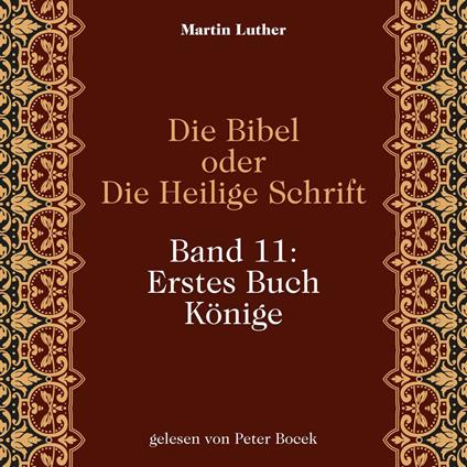 Die Bibel oder Die Heilige Schrift (Band 11: Erstes Buch Könige)
