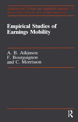 Empirical Studies Of Earnings - Anthony Barnes Atkinson,C. Morrisson,F. Bourguignon - cover