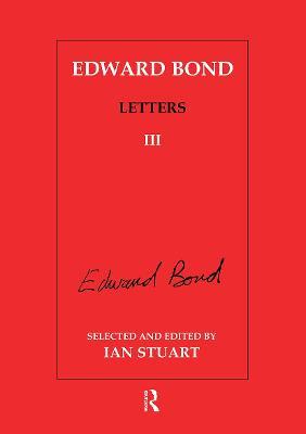 Edward Bond: Letters 3 - cover