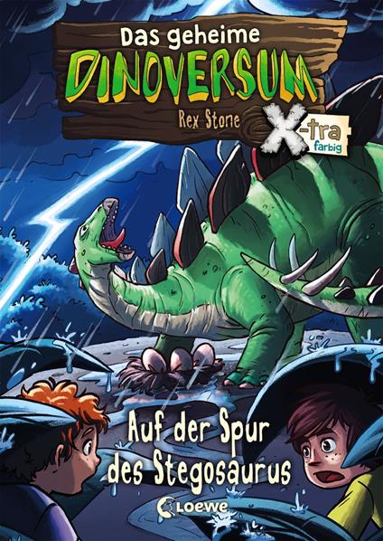 Das geheime Dinoversum Xtra (Band 7) - Auf der Spur des Stegosaurus - Rex Stone,Ron Lipkowski,Kaja Reinki,Elke Karl - ebook