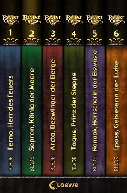Beast Quest (Band 1-6) - Adam Blade,Petra Wiese - ebook