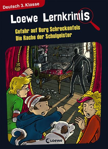 Loewe Lernkrimis - Gefahr auf Burg Schreckenfels / Die Rache der Schulgeister - Annette Neubauer,Loewe Lernen und Rätseln,Peter Pfeiffer - ebook