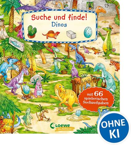 Suche und finde! - Dinos - Loewe Meine allerersten Bücher,Loewe Wimmelbücher,Joachim Krause - ebook