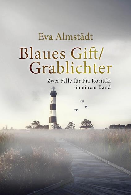 Blaues Gift / Grablichter