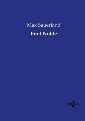 Emil Nolde - Max Sauerlandt - cover