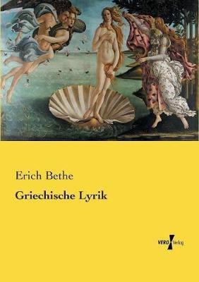 Griechische Lyrik - Erich Bethe - cover