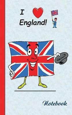 I Love England - Notebook / Notizbuch: Notebook, diary, titillation-book in pocket size / Motiv Notizbuch, Notebook, Einschreibbuch, Tagebuch, Kritzelbuch im praktischen Pocketformat - Theo Von Taane - cover