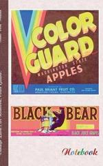 Vintage Label Art Notebook: Color Guard! (Notizbuch): Notizbuch, Notebook, Einschreibbuch, Tagebuch, Diary, Notes, Geschenkbuch, Freundesbuch, Buch für Notizen im praktischen Pocketformat, gay, Regenbogen, Schwul bunt, Freude, Farbenfroh, Farbe, Bestseller