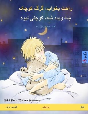 راحت بخواب، گرگ کوچک - ښه ویده شه، کوچنی لیوه: کتاب کودکان دوزبانه - Ulrich Renz - cover
