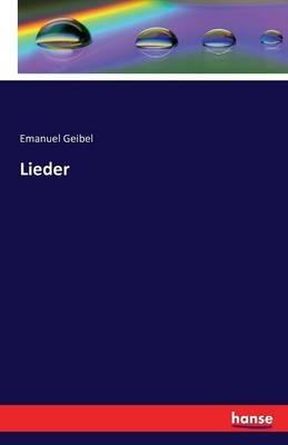 Lieder - Emanuel Geibel - cover